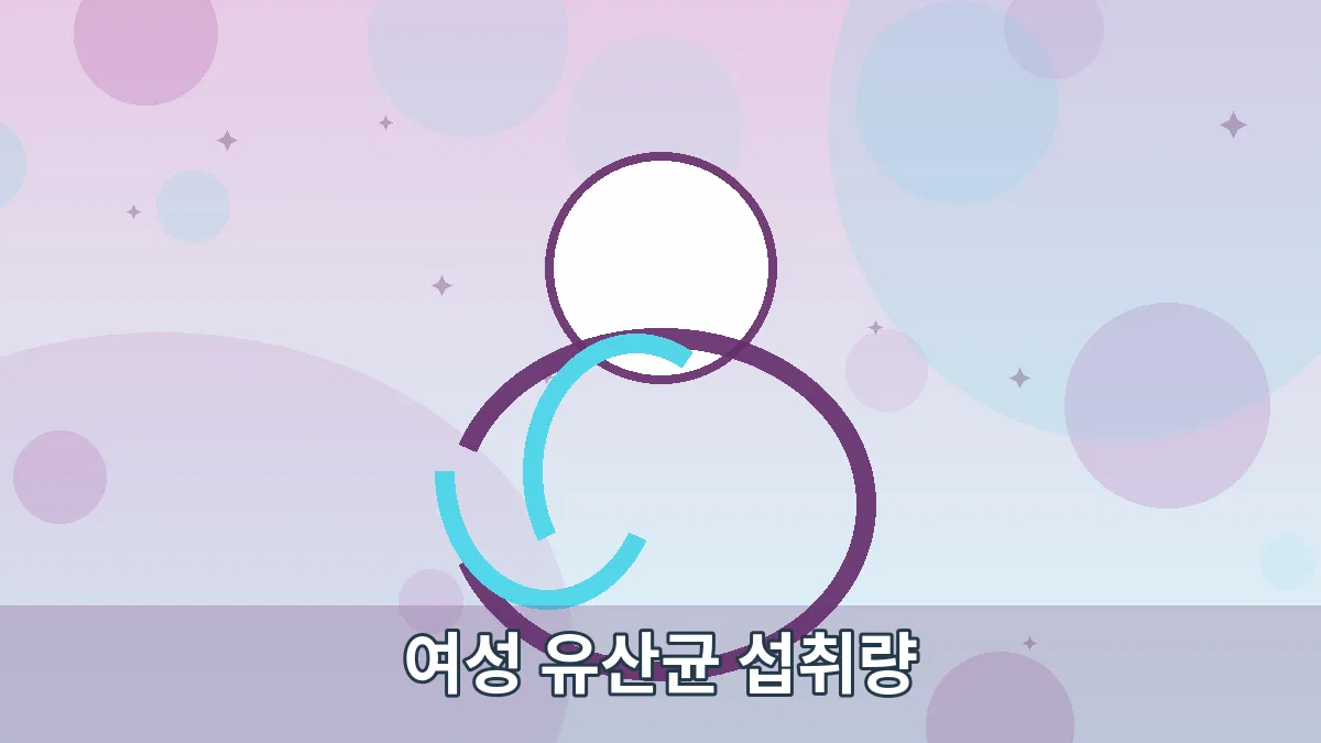 여성 유산균 섭취량 안내 이미지 4